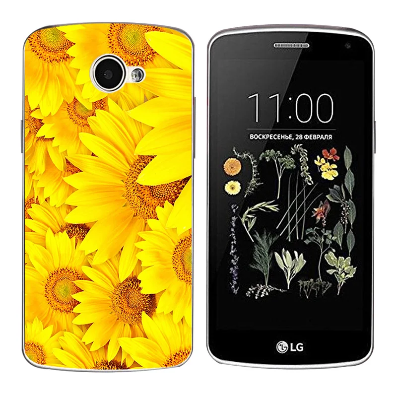 Чехол для LG K5 Мягкий силиконовый чехол LTE X220 X220DS K 5 с принтом &quotволны&quot k5 0