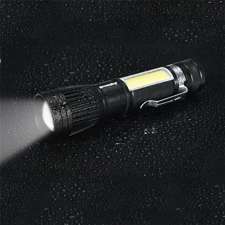 2018 Новый наружный масштабируемый фонарик XM L T6 + COB светодиодный лампа USB