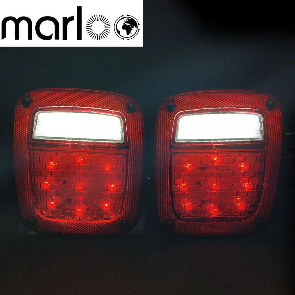 Светодиодные задние фонари для Jeep TJ Wrangler 97-16 Для Jeep CJ 76-86 для Jeep Wrangler YJ 87-95