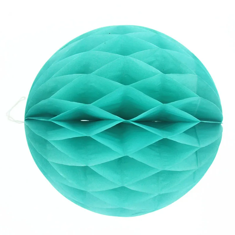 Mint 1 шт. 4 ''6'' 8 ''мяч с бумажными сотами фонарь цветочный шар для свадьбы Вечерние Дети День рождения Рождество DIY украшения для душа - Цвет: Mint