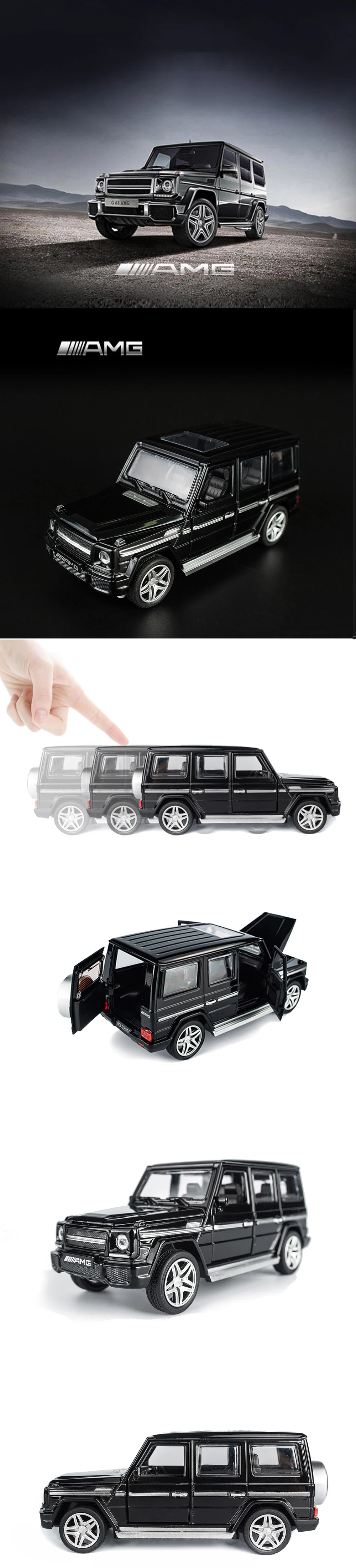 KIDAMI 1:32 Сплав MINIAUTO Camaro G65 SUV оттягивающийся литой автомобиль модель серии со звуком светильник подарок на день рождения игрушки для детей