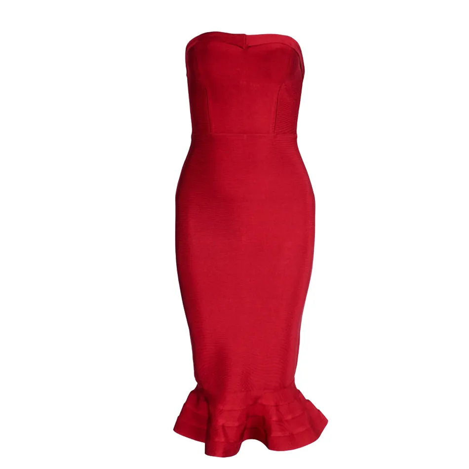 Женское платье без бретелек розовое вечернее рукавов для вечеринок 2019 | Женская