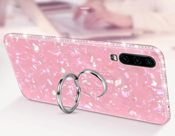 Для huawei p30/p30 pro nexury стеклянная задняя крышка, мягкие силиконовые края прочный армированный чехол для телефона для девочек чехол для смартфона
