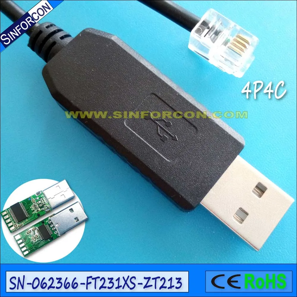 Кабель FTDI USB с разъемами rj11 rj12 rj45 rj25 rj9 4p4c 6p6c|6p6c cable|serial to usbusb serial |