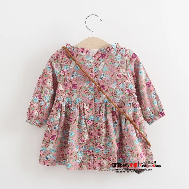 Коллекция 2017 года маленькое платье с цветочным рисунком новинка 2016 принцессы для