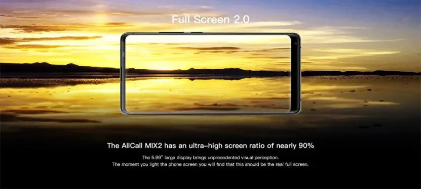 AllCall MIX 2 4G мобильный телефон Face ID Беспроводной Charge 5,99 Android7.1 6 4G B E7A2 смартфон ЕС адаптер США телефона Прямая