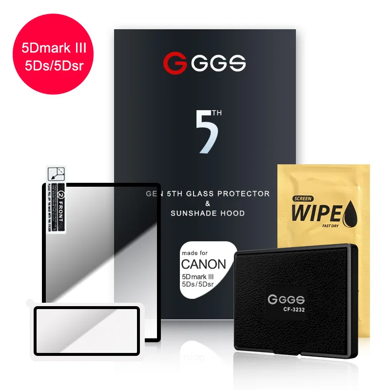 GGS пятое поколение для CANON 5DIII 5DS 5Dsr LARMOR Защитная пленка экрана камеры