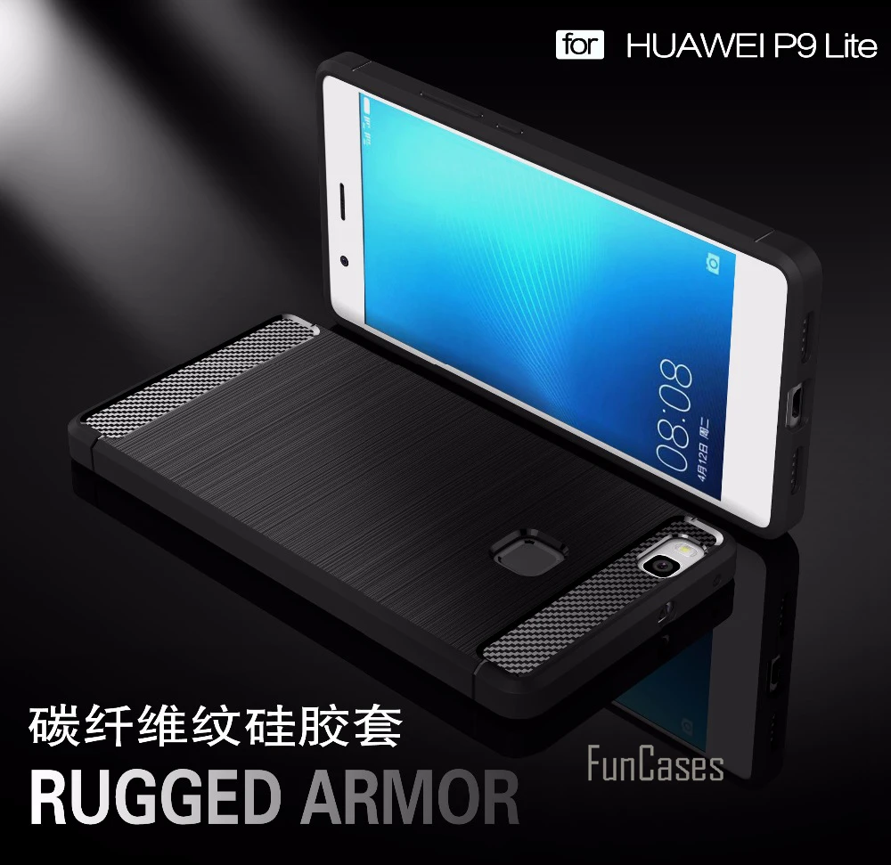 Мягкий чехол с рисунками huawei P9 Lite 5 2 дюймов СПС fundas huawey huwawei hauwei coque для