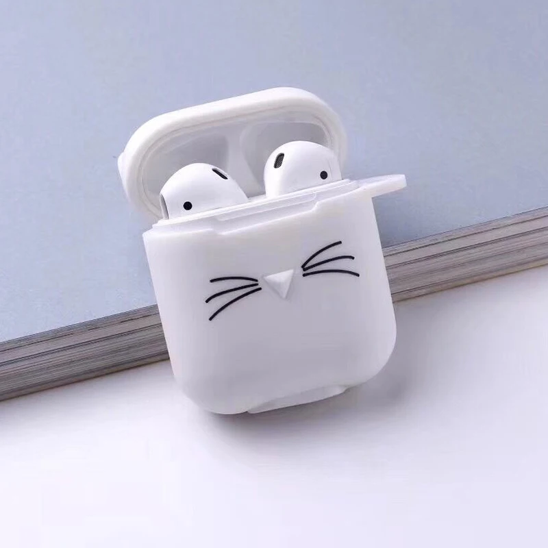 Чехол для AirPods, милый мультяшный защитный чехол, милый для Airpods, беспроводной чехол для наушников, аксессуары для Air pods, чехол для наушников