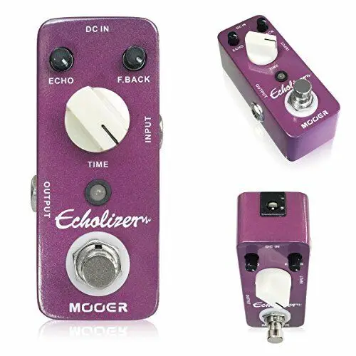 MOOER MDL3 Echolizer Delay Guitar Effect Pedal True Bypass Full Metal Shell 25ms-600ms delay time enlarge
