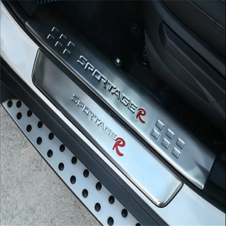 Высококачественная Накладка на порог из нержавеющей стали для KIA sportage 2011 2016