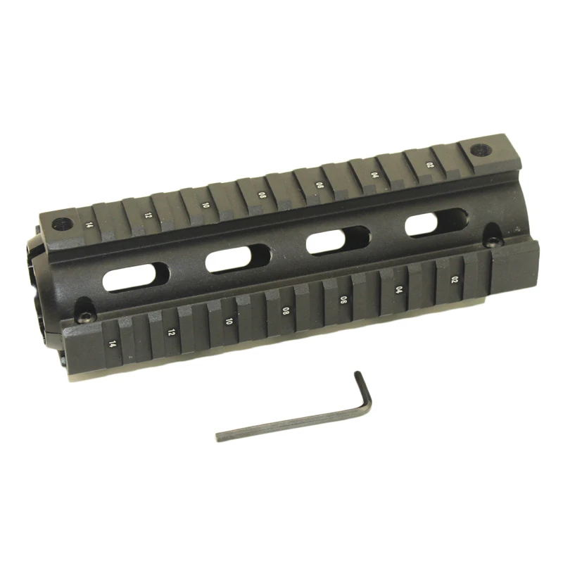 AR-15 M4 Handguard карабин 6,7 дюймов Airsoft рис Quad Rail 2 шт. Drop-In с креплением для крепления для тактическое для охоты для стрельбы