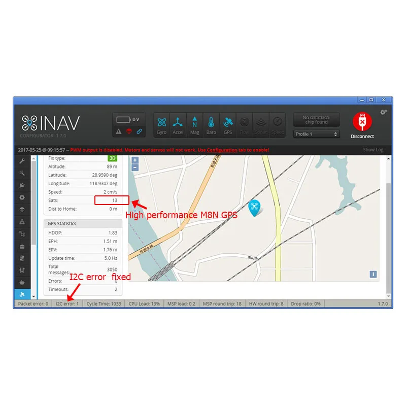 Таро INAV F3 Deluxe управление полетом компас Баро OSD M8N комплект GPS Встроенный барометр