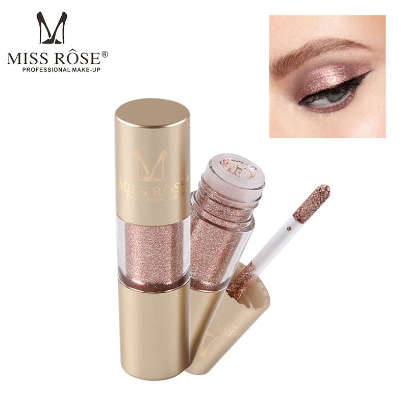 MISS ROSE Professional 8 цветов блестящая жидкость для снятия макияжа глаз блеск макияж