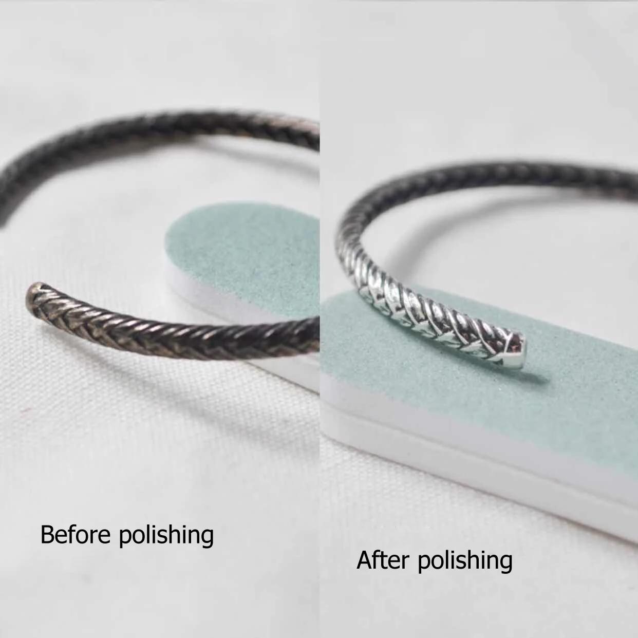 

Wholesale Jewellery Silver Polisher Burnishing Buffing Pad Jewelry Finishing Polishing Tools Gold Brass Copper Ornament Cleaner