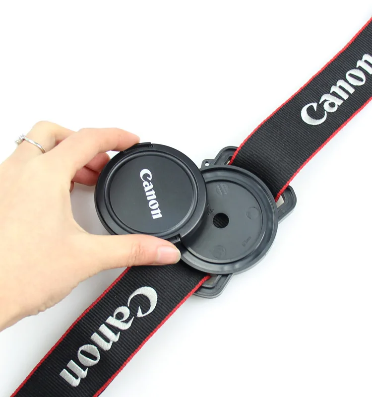 Держатель крышки объектива камеры с пряжкой для Canon Nikon Pentax 52 мм 58 67 размера|camera lens