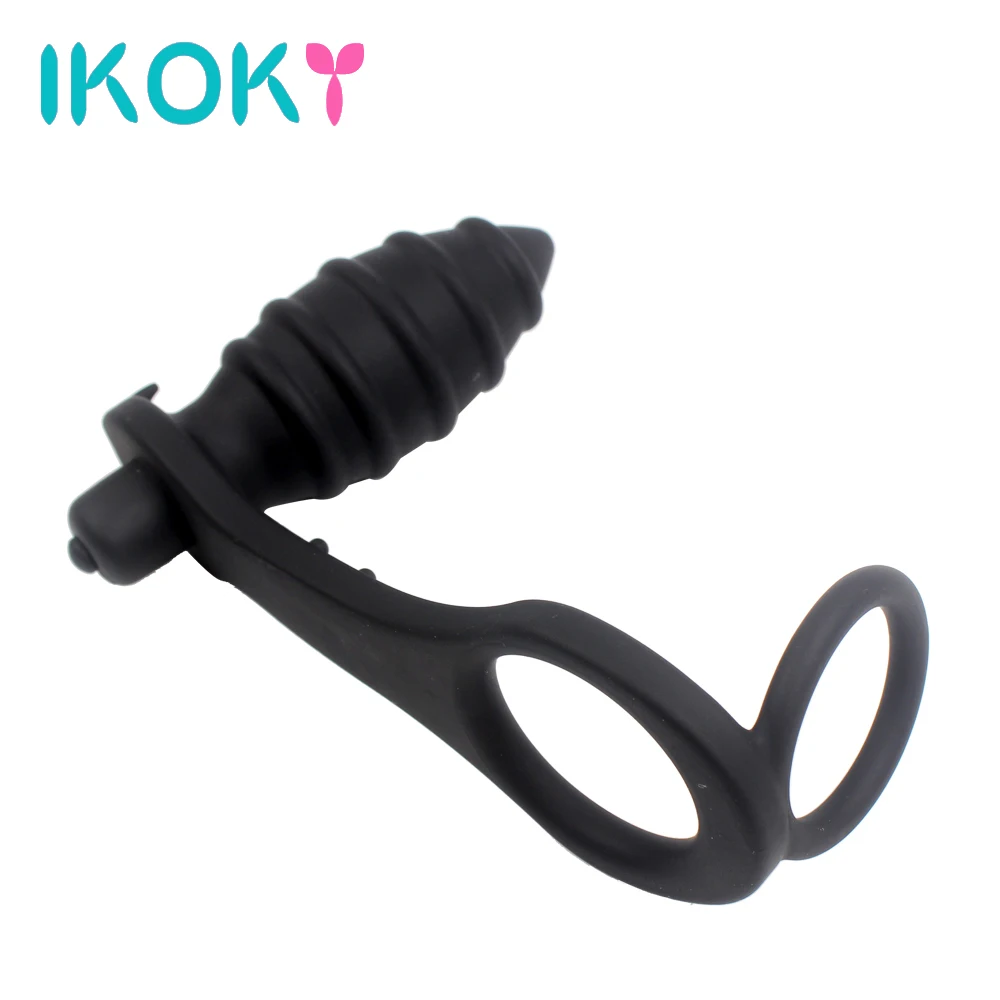 Массажер простаты IKOKY вибратор секс игрушки для мужчин анальный фаллоимитатор