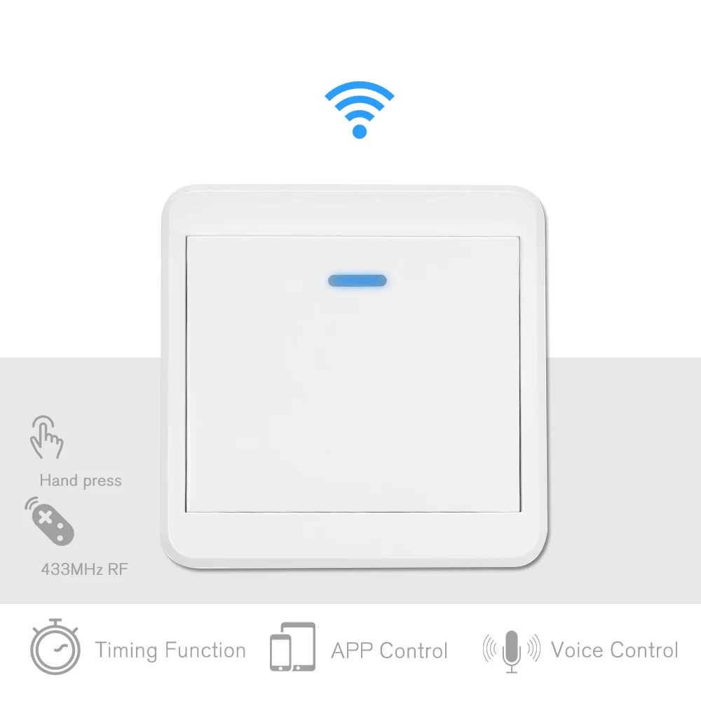 EWeLink Wi Fi 433 mhzкнопка выхода двери Беспроводной Выключатель электронный дверной
