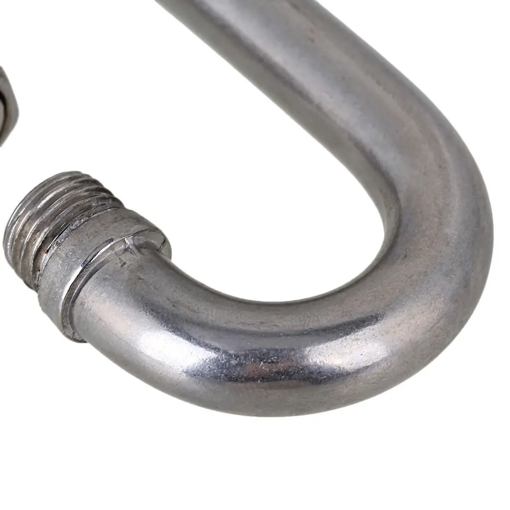 Multifunctional 304 Stainless Steel Carabiner Quick Oval Screwlock Link Lock Ring Hook M12 Of 2 | Обустройство дома