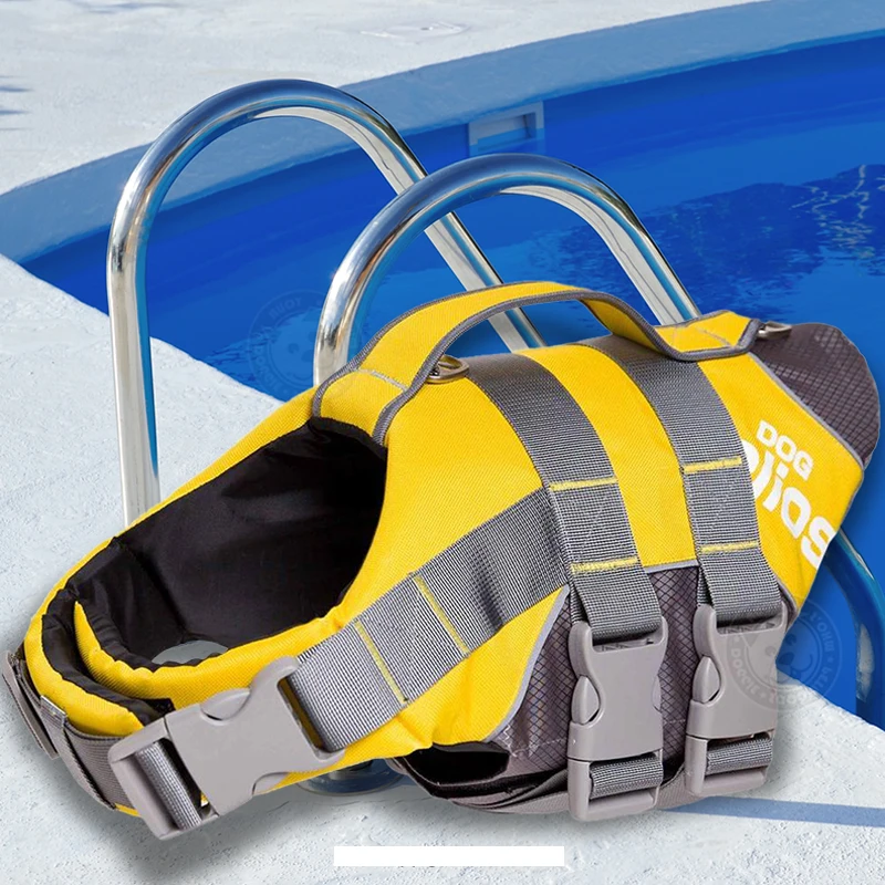 

Outdoor Dog Life Jacket Coat PET Safety Swimsuit Flotation Vest 3M Reflective Dog Harness with Adjustable Soft Handle