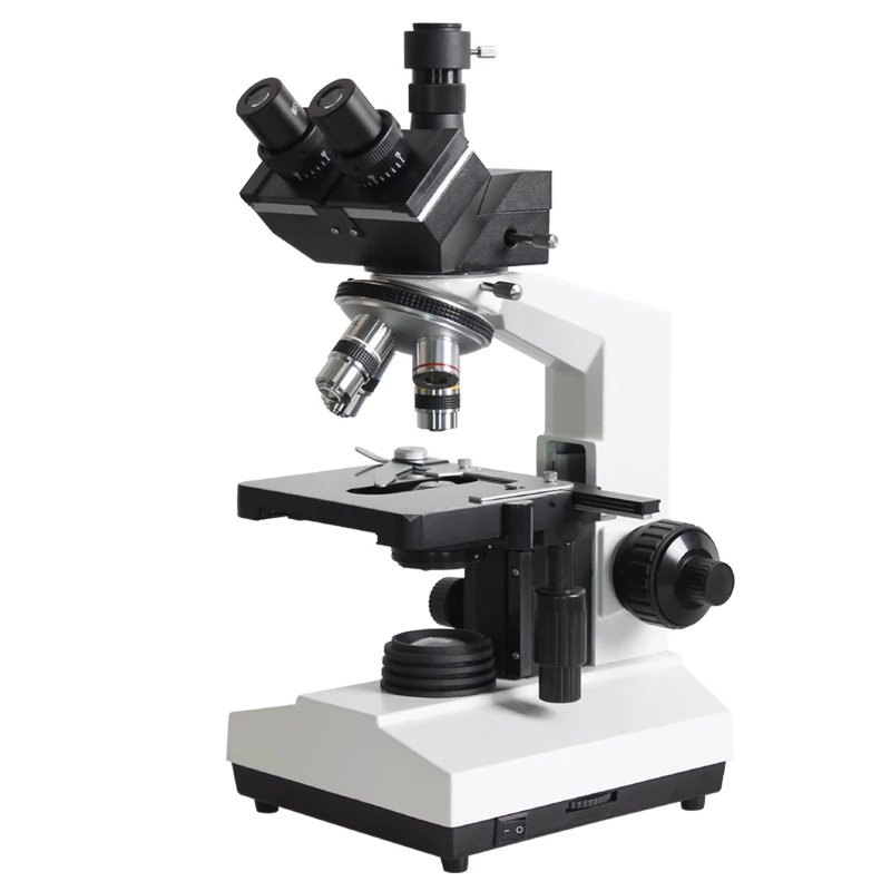 Бесплатная доставка! Лабораторный композитный микроскоп светодиодный