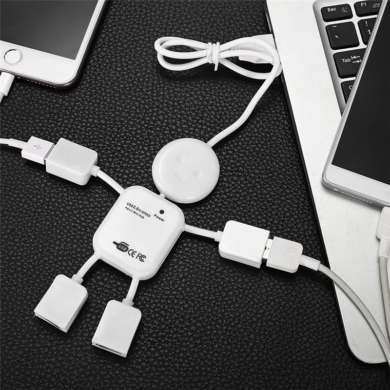 Maikou новый 4 Порты и разъёмы с высоким уровнем Скорость USB 2 0 гуманоид HUB|USB-хабы| |