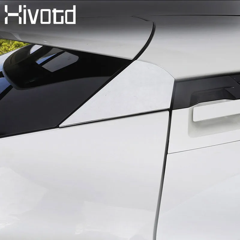 Hivotd для тойота ch r Toyota C HR CHR 2019 2020 аксессуары из углеродного волокна заднее боковое