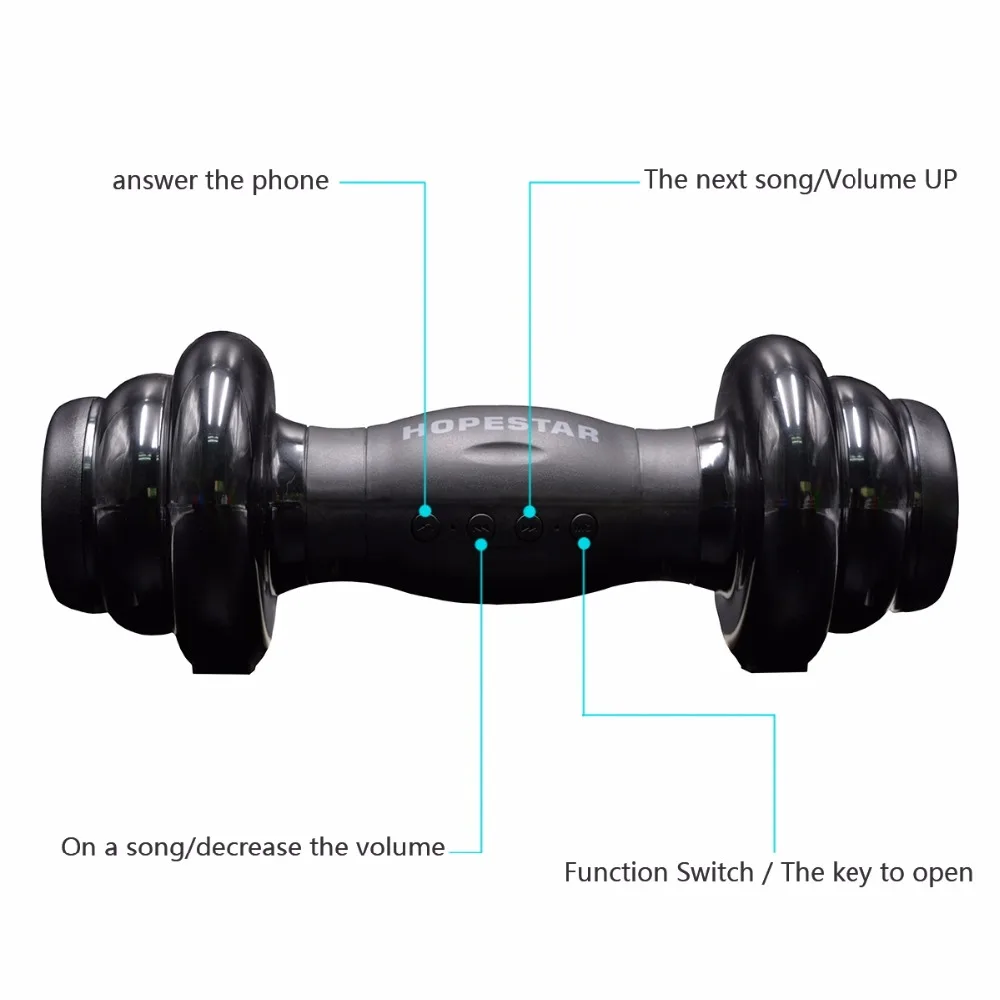 Портативный Беспроводной Bluetooth Динамик Hi-Fi 3D стерео сабвуфер Поддержка AUX/TF/U-диск