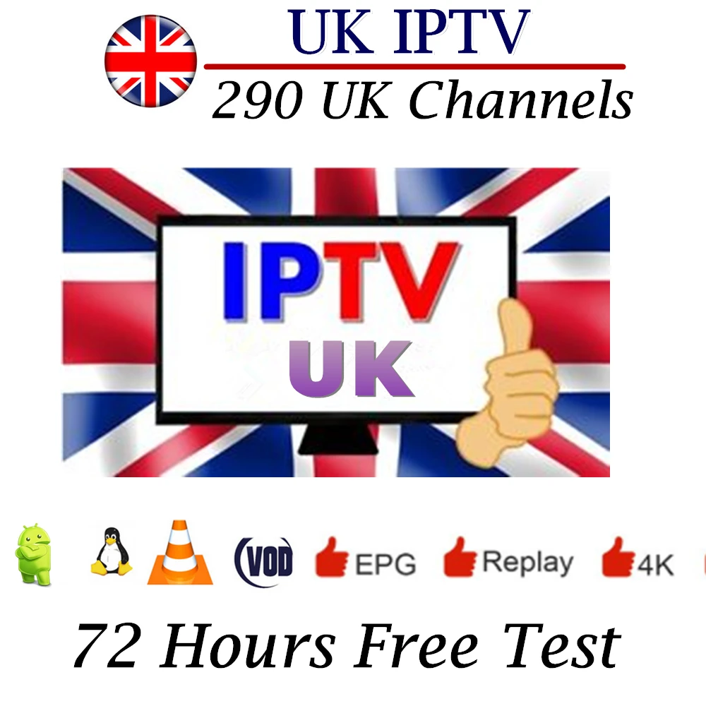 Великобритания IPTV бесплатно смотреть IP tv подписка с 290+ Великобритания ТВ каналы 7000+ IP ТВ Европа Netherlan Германия Испания Портативный Смарт ТВ Android