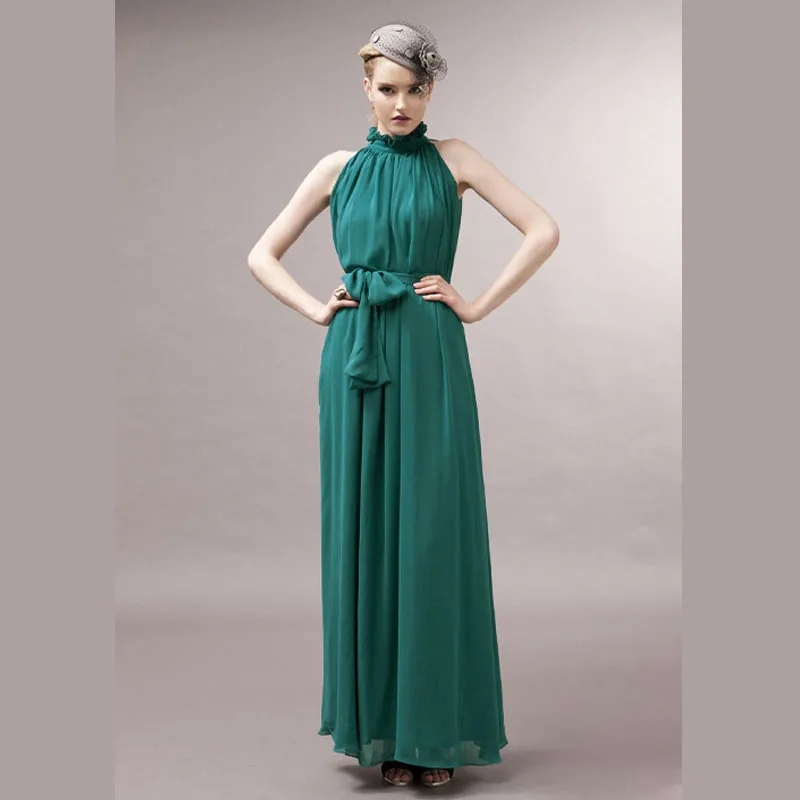 Женское летнее длинное шифоновое платье в богемном стиле женская одежда платья