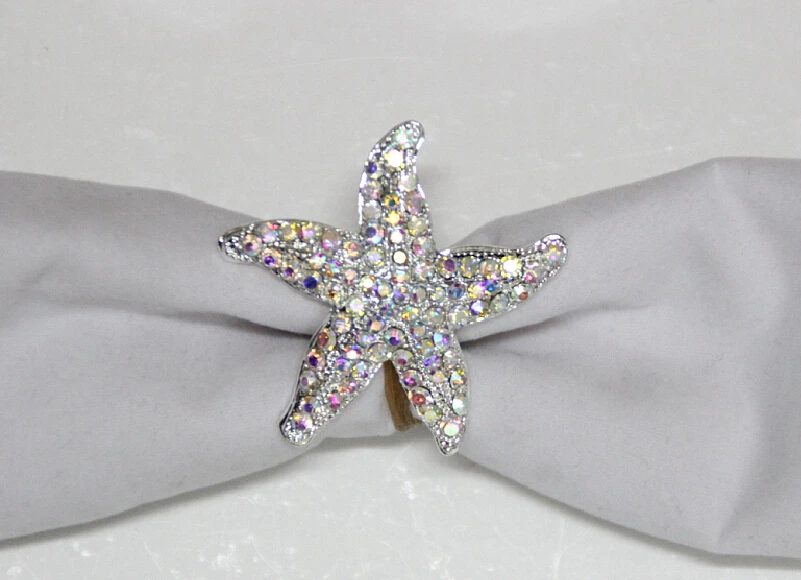 Бесплатная доставка оптовая продажа 200 шт./лот кольцо для салфеток со стразами в