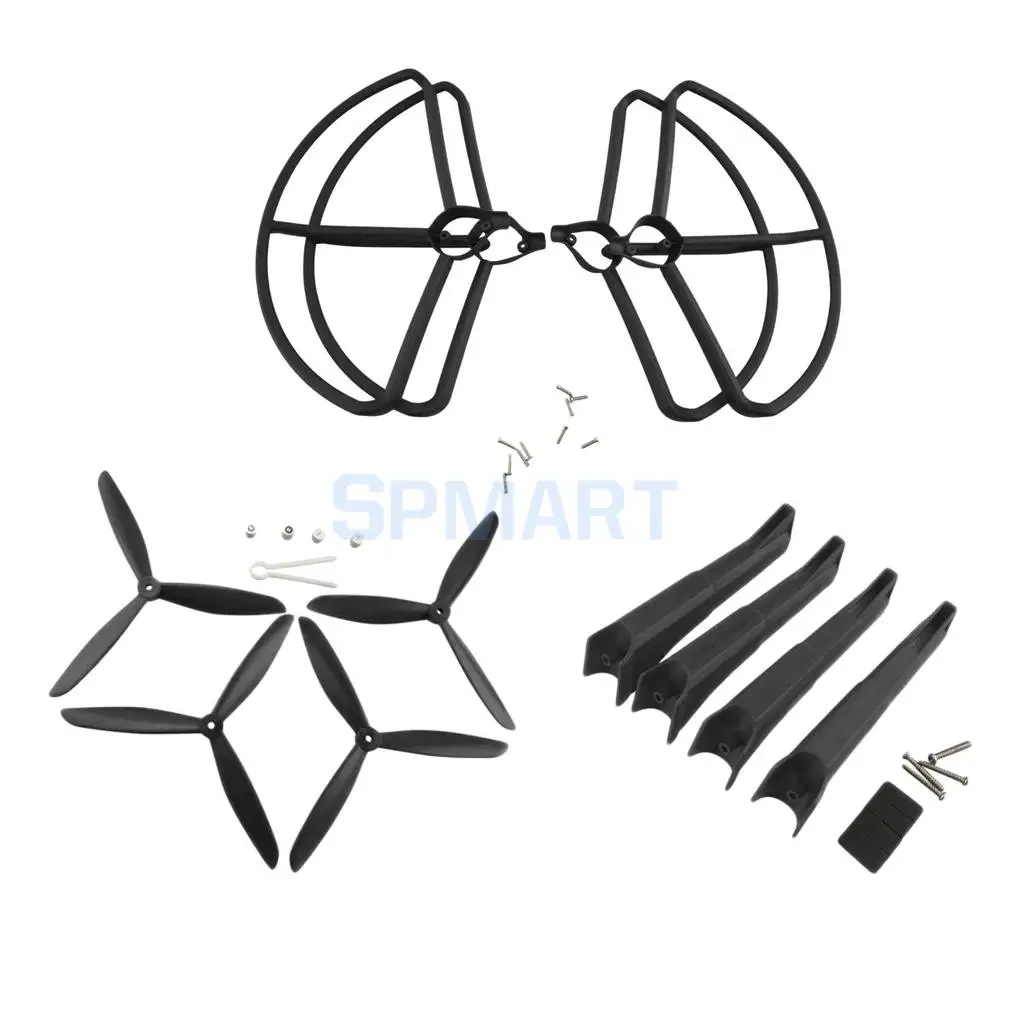 Набор пропеллеров и шасси защитная крышка кольца для Hubsan X4 H501S H501C RC Racing Drone Quadcopter