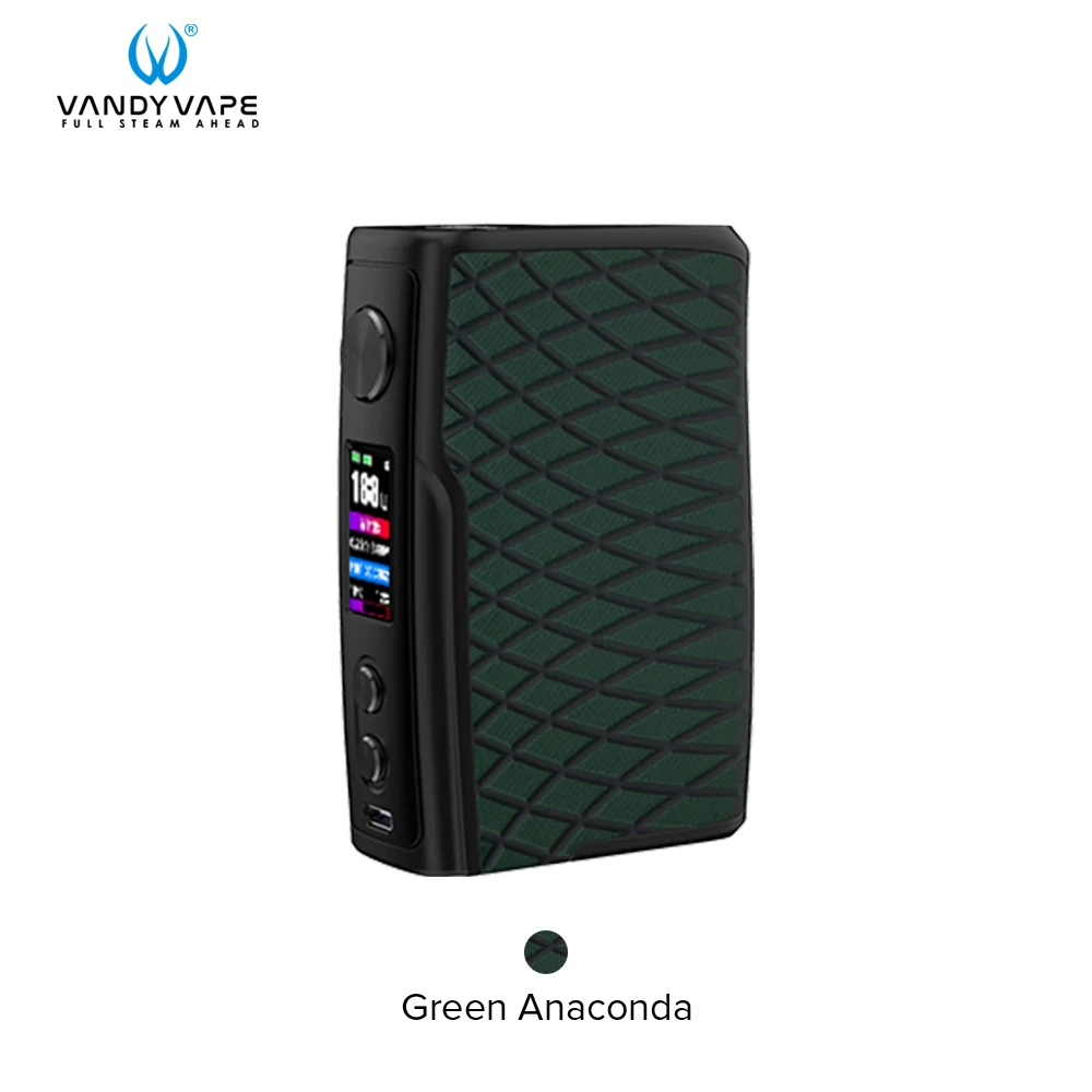 Green Anaconda (G10) Vandy Vape vwell водонепроницаемый стартер Vape мод совместимый с Vandyvape танк распылитель приложение управление электронная сигарета - Цвет: Green Anaconda (G10)