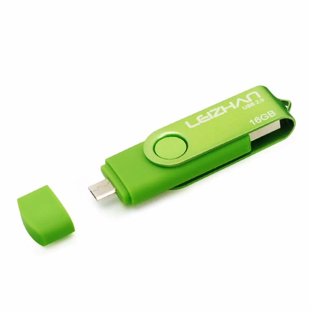 LEIZHAN otg usb флэш накопитель для Android/планшета/ПК 128 Гб 64 ГБ 32 16 8 4 карта памяти micro stick|USB