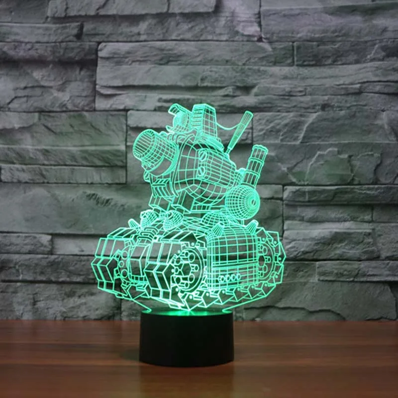 Ночные лампы для бака 7 видов цветов Изменение сенсорной кнопки ночник онлайн |