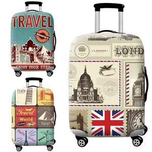 TLDGAGAS 3D Digital Stretch Fabric Luggage Protective Cover Suit 18-32 Inch Trolley Suitcase Case Covers Travel Accessories
