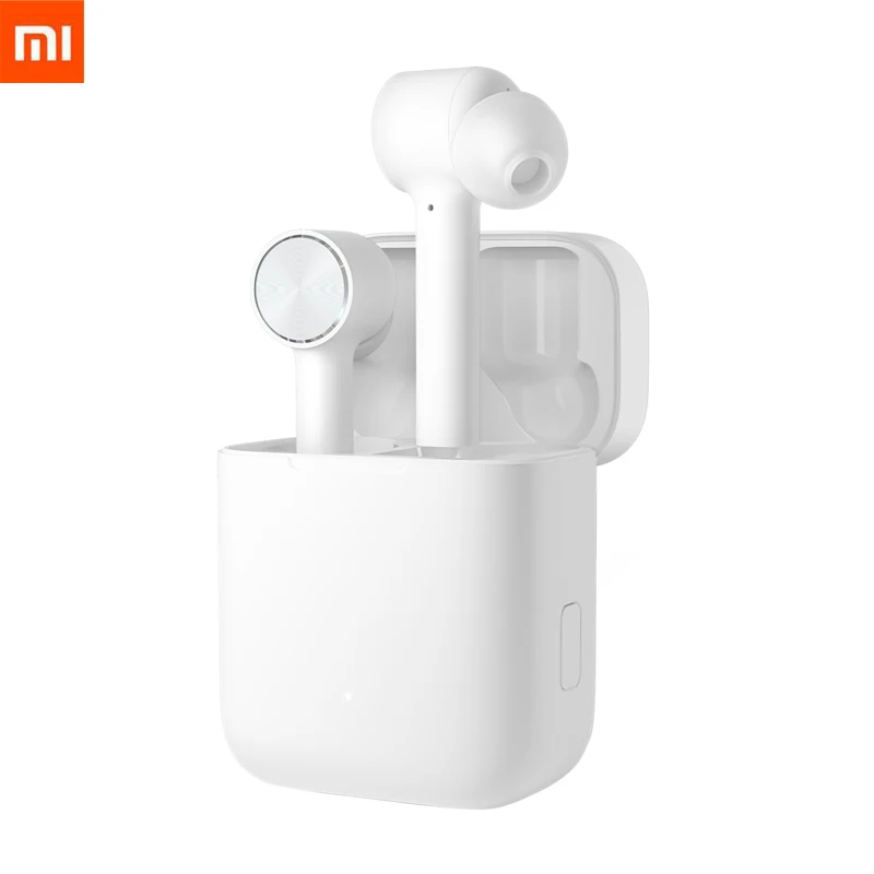 В наличии 2019 оригинальные Xiaomi Air TWS гарнитура Bluetooth настоящие беспроводные стерео спортивные наушники ANC