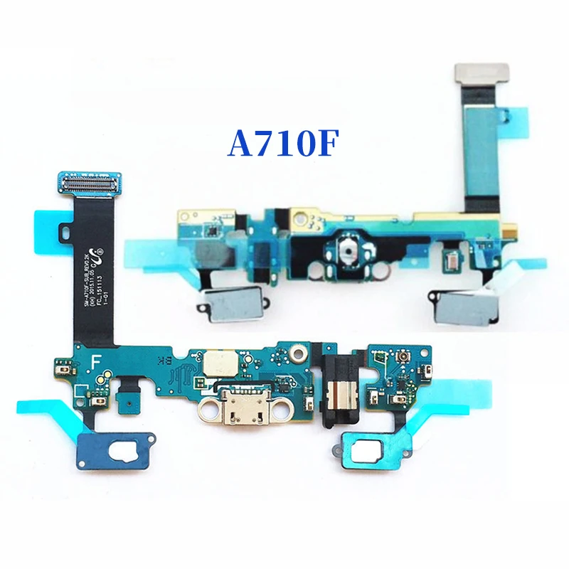 

10pcs/lot USB Charging Port Flex Cable For Samsung Galaxy A710F A7100 A710M USB Charger Dock Connector Flex Cable Parts A7 2016