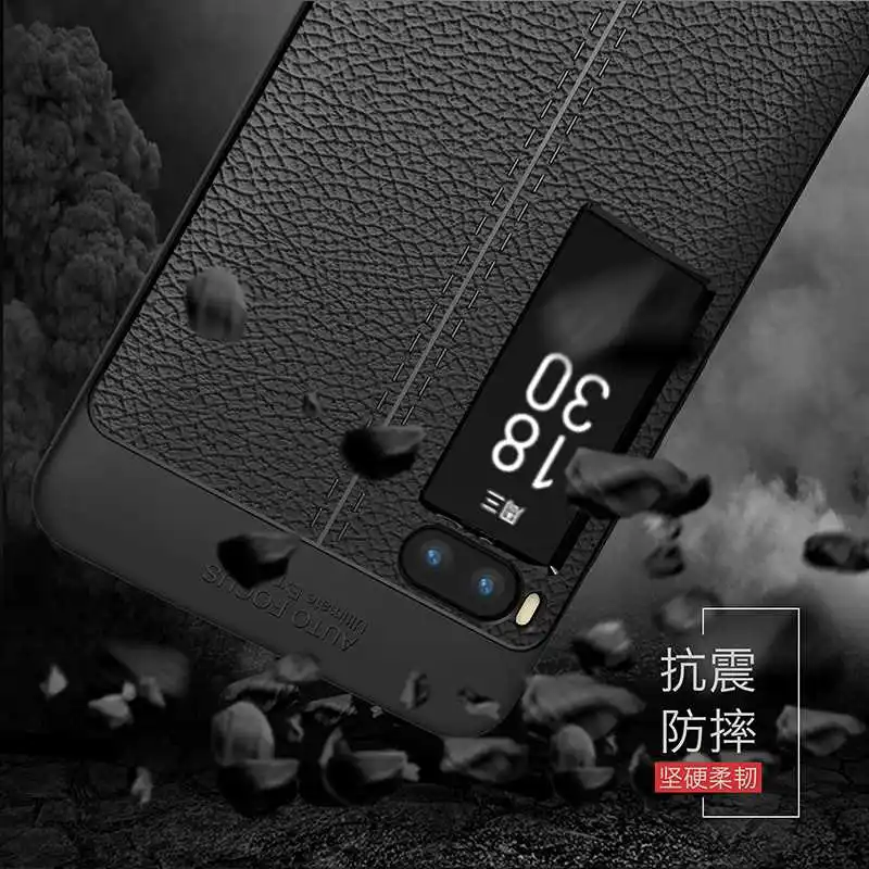 Mokoemi Модный чехол с узором Личи Ударопрочный Мягкий 5 2 "для Meizu Pro 7 для Plus