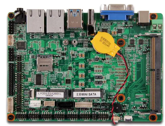 Новый оригинальный безвентиляторный процессор Skylake U i7 6500U CPU 3 5 &quotIPC SBC Встроенная