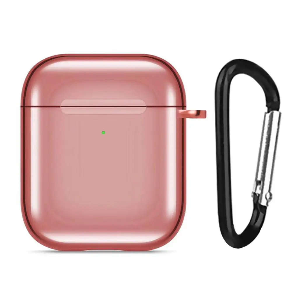 Новое покрытие ТПУ чехол Drop proof bluetooth наушники для Airpods с крюком качественная