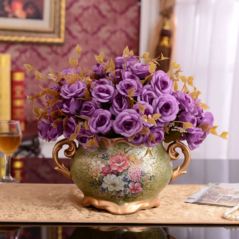 Стильный кофейный столик украшение для стола в гостиной декоративная ваза