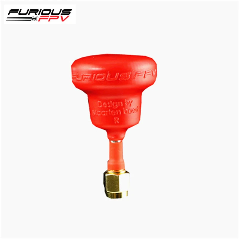 FuriousFPV пагода 5 8G 1.2dBi FPV антенна SMA Male RHCP Red/LHCP Black для очков RC игрушки мультикоптеры