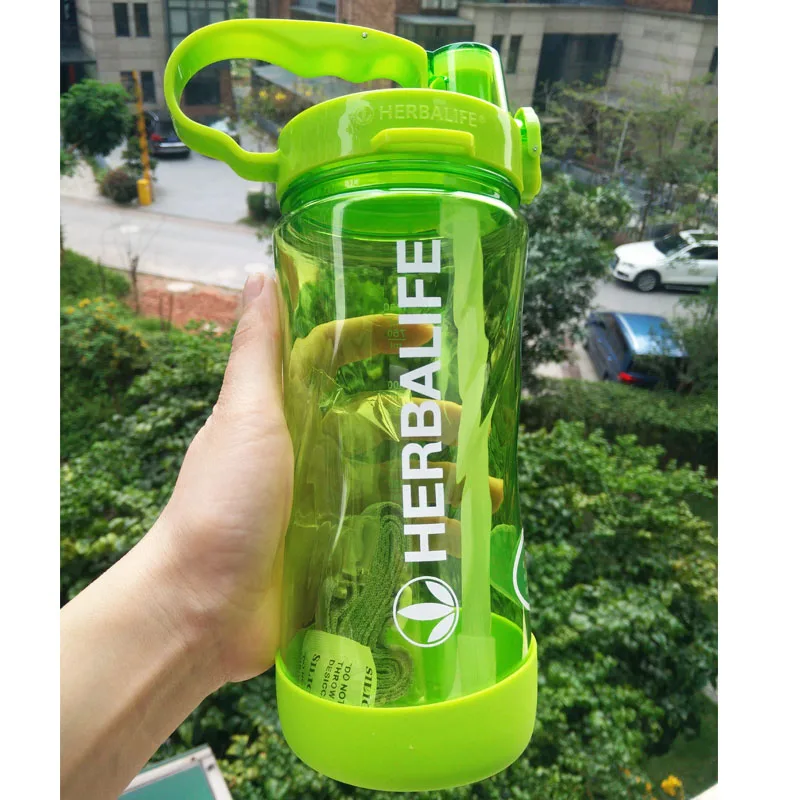 1000ml green1 24 подходящие бутылки для воды Модные Портативные Herbalife питание на заказ протеиновый порошок шейкер бутылка Спортивная бутылка для воды - Цвет: 1000ml green1