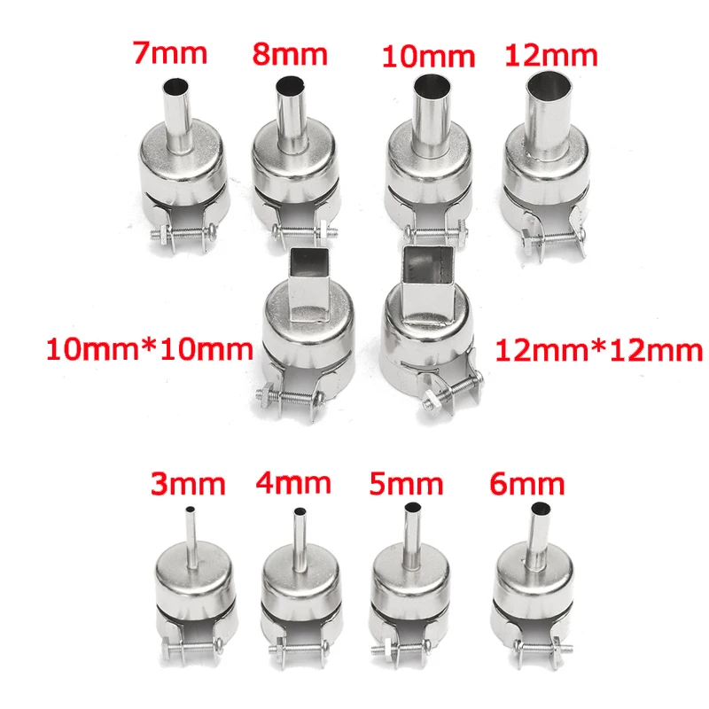 Лучшая цена 10 шт./компл. Тепловая пушка Насадки тепла воздуха пистолет комплект