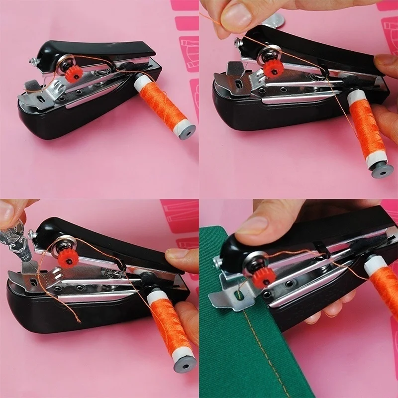 Портативная электрическая мини швейная машина DIY ручной рукоделие Беспроводная