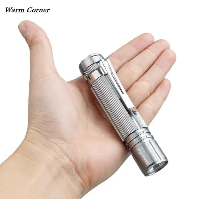 Теплый угол LM 7W CREE Q5 LED 1200lm мини фонарик 14500/AA лампа водонепроницаемый Бесплатная