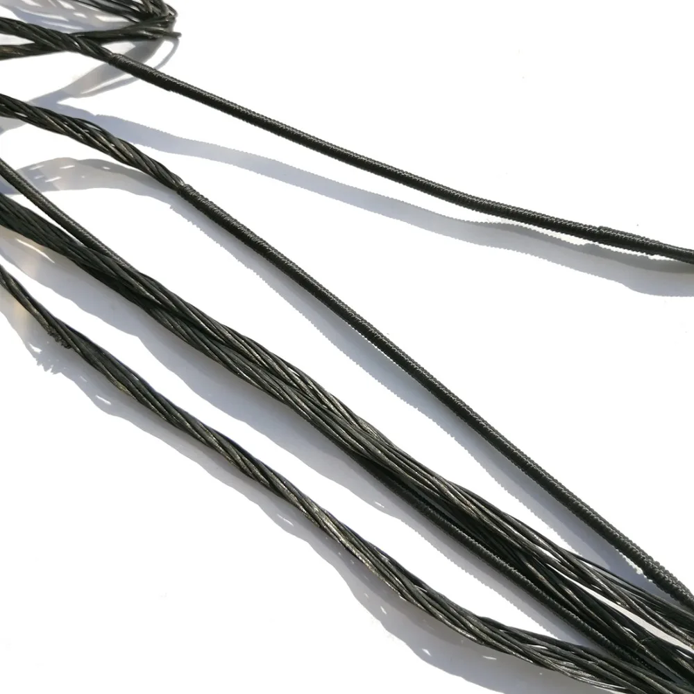 12 Strands Archery Bowstring 60 62 66 68 inch Straight Bow American Hunting Recurve Tradition String 144cm 149cm 157cm 162cm | Спорт и