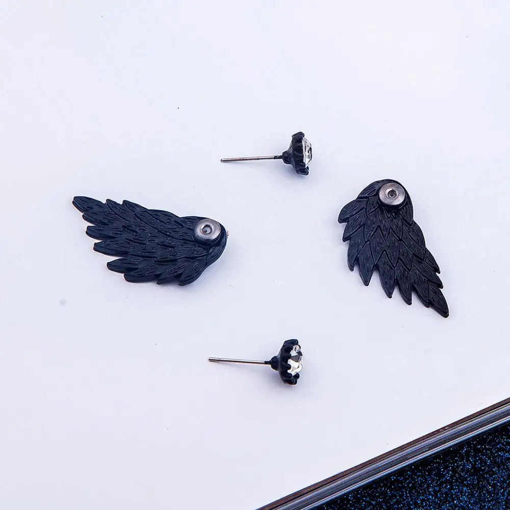 Женские серьги гвоздики в виде крыльев Ангела|stud earrings|earring studs earringsearrings earring |