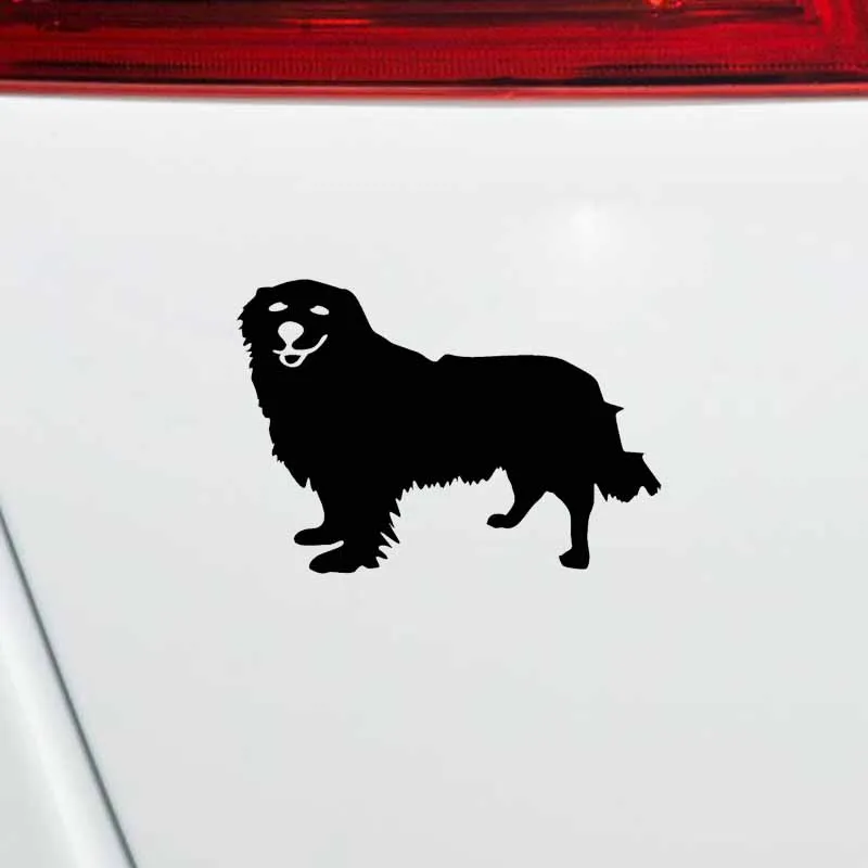 

YJZT 14CM*9.7CM Cute Retriever Dog Breed Car Window Waterproof Car Decal Black/Silver C2-3132